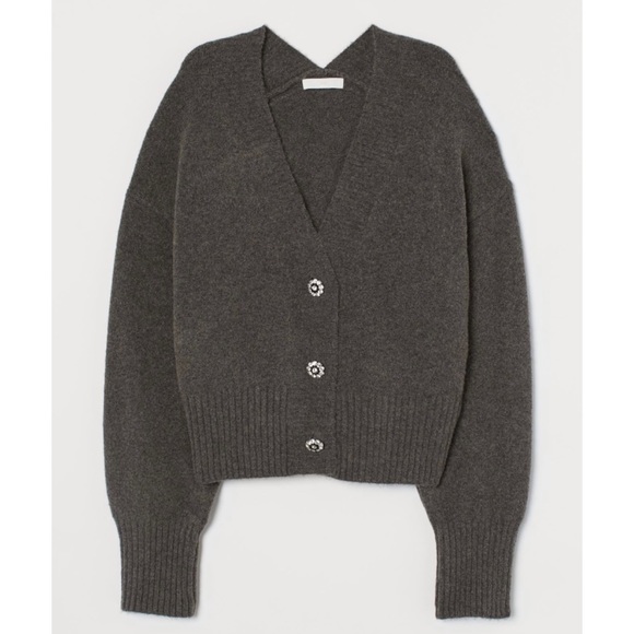 H&M Rhinestone Button Cardigan - Picture 10 of 12